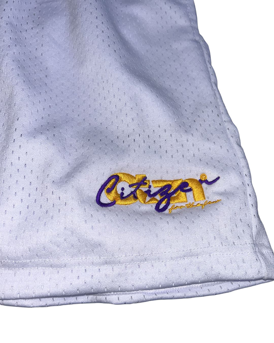 JERSEY SHORTS EMBROIDERED YELLOW/BLACK