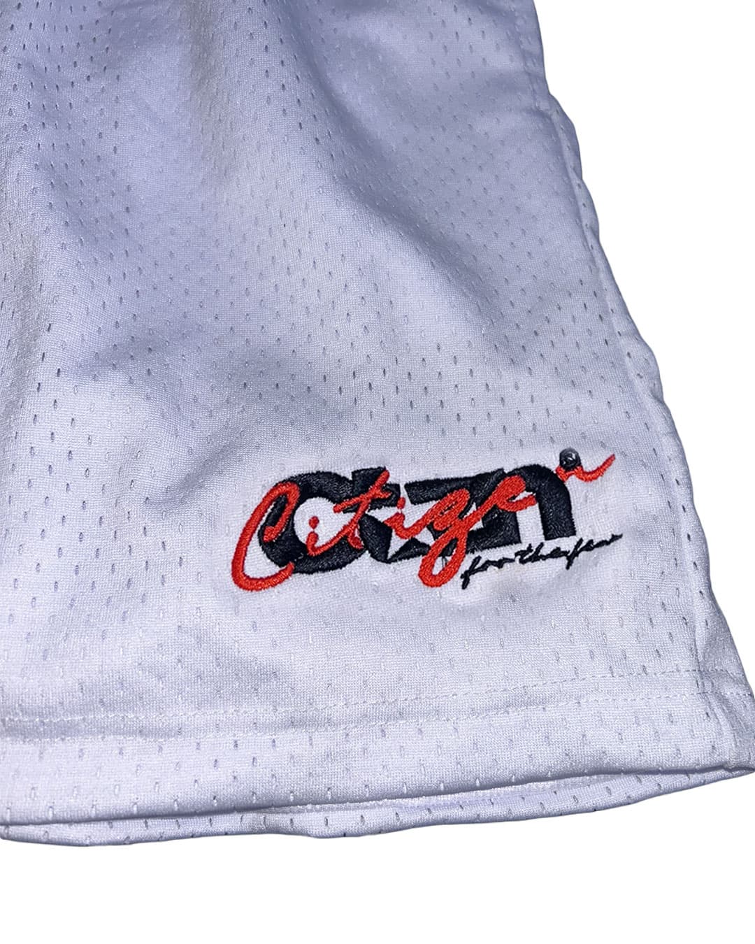 JERSEY SHORTS EMBROIDERED RED/BLACK